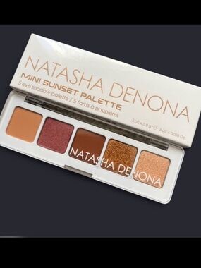 Natasha Denona Mini Sunset Palette - Tan, Rose, Brown, Gold, Champagne